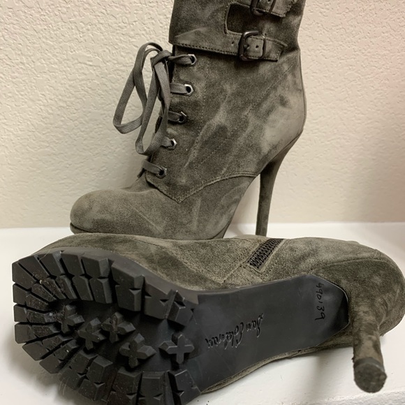 Sam Edelman Vancouver Suede Platform Booties - Picture 5 of 5